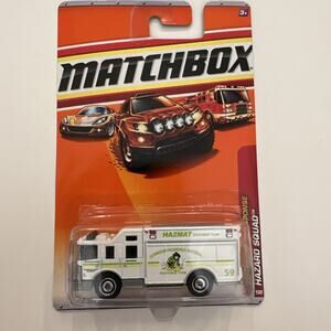 Matchbox Emergency Response (2009) White Hazard Squad Truck 51/100